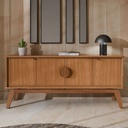 BUFETERO PARIS# 11741# NATURE 4PUERTAS 164X45X72CM