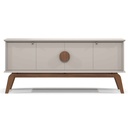 BUFETERO PARIS# 11719# OFF WHITE/NATURE 4PUERTAS 164X45X72CM