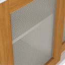 BUFETERO DETROIT# 1279# BLANCO/NATURE 4PUERTAS 164X42X82CM