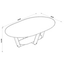 MESITA DE CENTRO ELEGANCE# 10301# OFF WHITE/NATURE 120X68X35CM 