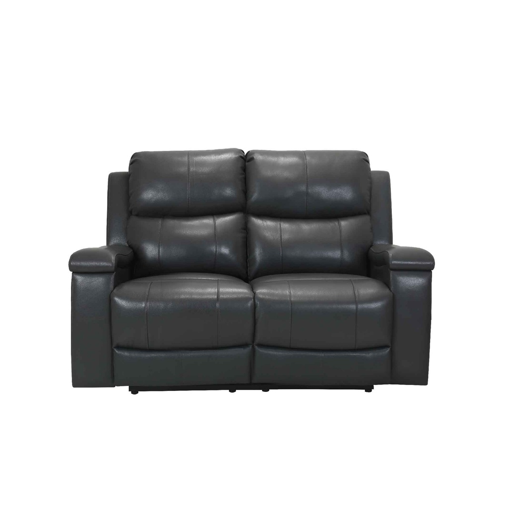 SOFA RECLINABLE CUERO/VINIL RR5064AY52DM# GRIS OSCURO F126/V126# 2PUESTO 
