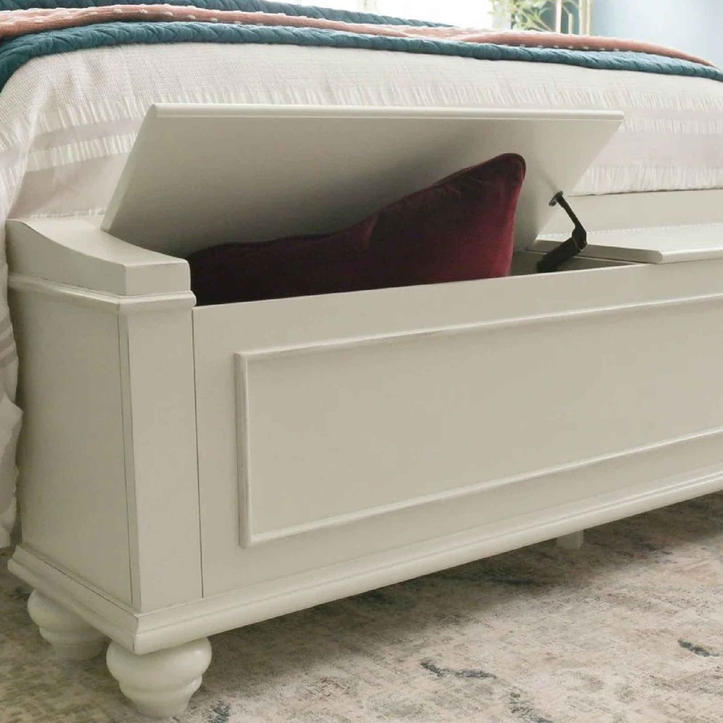CAMA QUEEN 1.53X2.03M OYESTER BAY# CF441# VINTAGE WHITE SYN-90923#