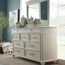 PEINADORA OYESTER BAY# CF441# C/ESPEJO VINTAGE WHITHE SYN-90923 9GV