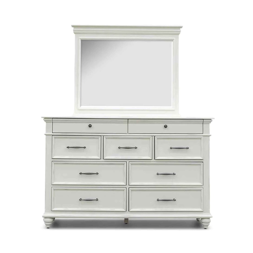 PEINADORA OYESTER BAY# CF441# C/ESPEJO VINTAGE WHITHE SYN-90923 9GV