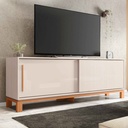 GABINETE P/TV MONDRIAN# OFF-WHITE MR/FREIJO# 179X37X61CM