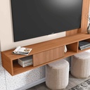 PANEL P/TV RITMO# FREIJO/OFF-WHITE# 136X26X108CM