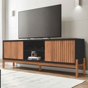GABINETE P/TV TANNEN# FREIJO/PRETO# 180X36X62CM