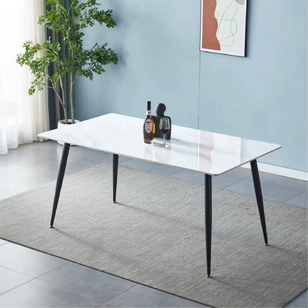 MESA DE COMEDOR RECT DT7056# 140X80X75CM# 