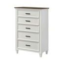 GAVETERO B6511-W-4# 5GV BLANCA