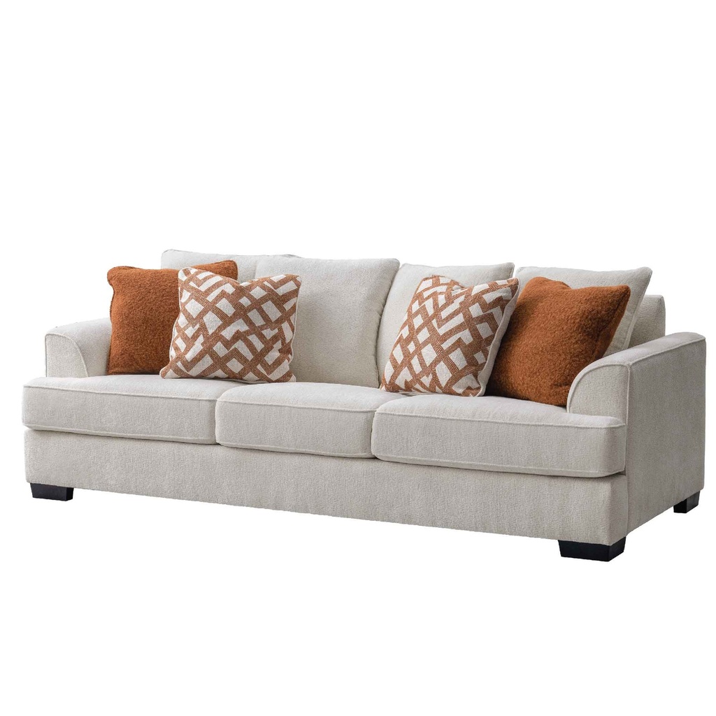  SOFA TELA XF64903# 3+2 PUESTOS CREMA 
