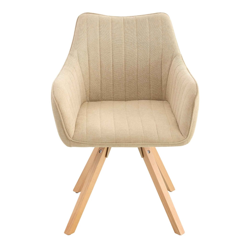 SILLA DE COMEDOR MC-235# GIRATORIA PATAS DE MADERA