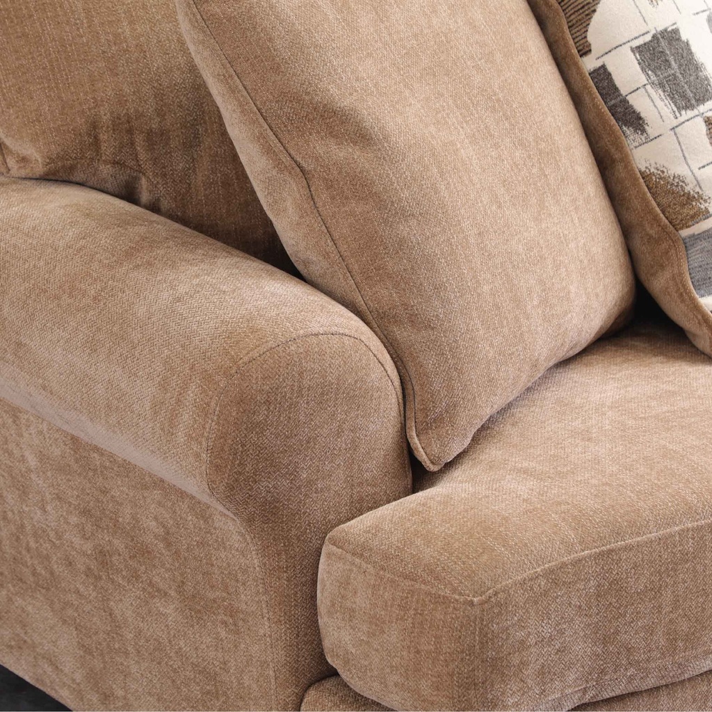 SOFA TELA SS5568AF63D#MOCHA C-1051# C/ 4 COJIN# 3 PUESTOS 