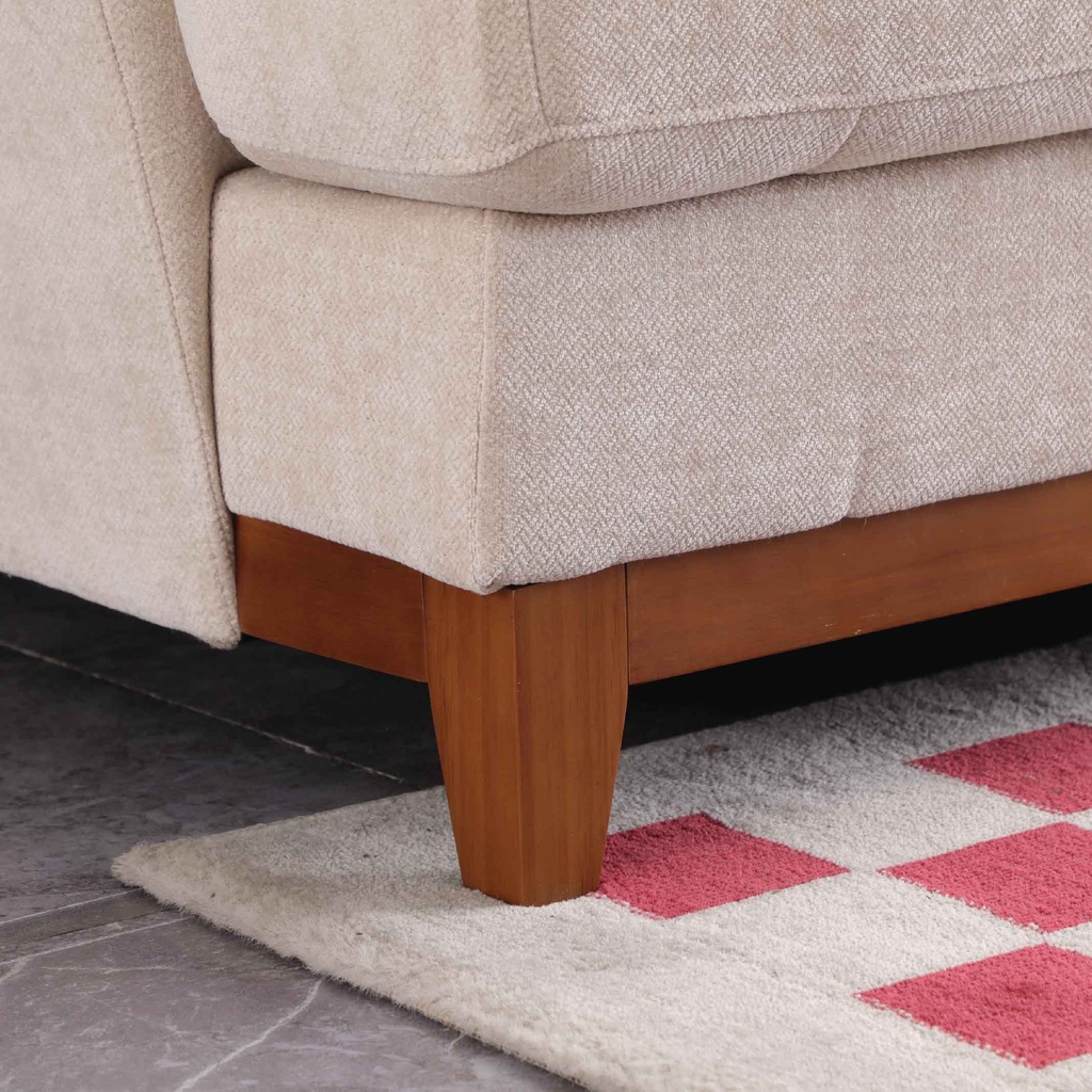 SOFA TELA SS5568AF62D#BUFF-C1052# C/2 COJIN# 2 PUESTOS 