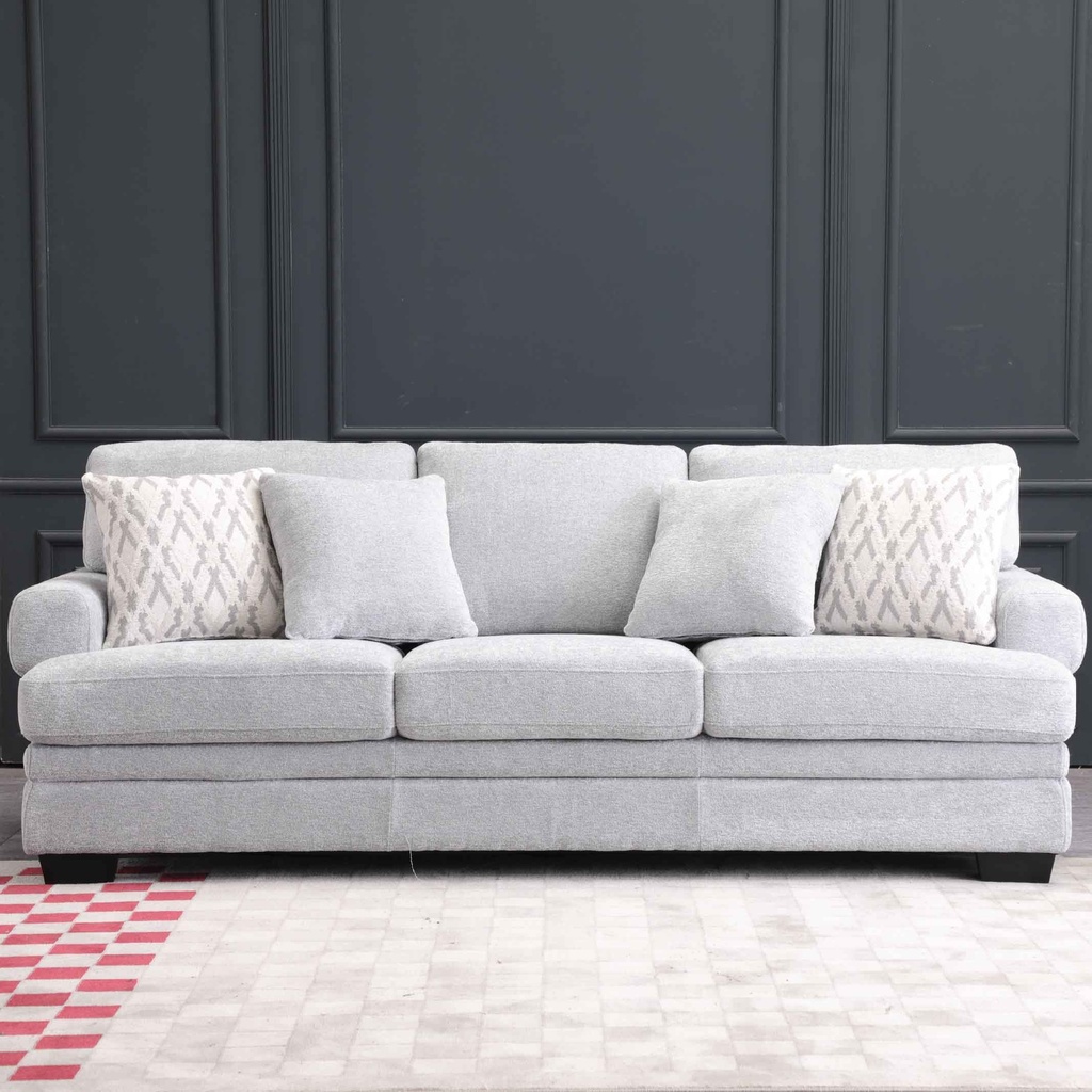 SOFA TELA SS5603AF63D# GRIS-ENSR2774-14 (C-1067)# C/ 4 COJIN # 3PUESTOS 
