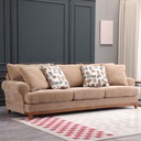 SOFA TELA SS5568AF63D#MOCHA C-1051# C/ 4 COJIN# 3 PUESTOS 