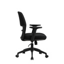 SILLA OFICINA W-258# RESP MALLA/NEGRA LF776-01# TELA GRIS LF776-01 C/BRAZO