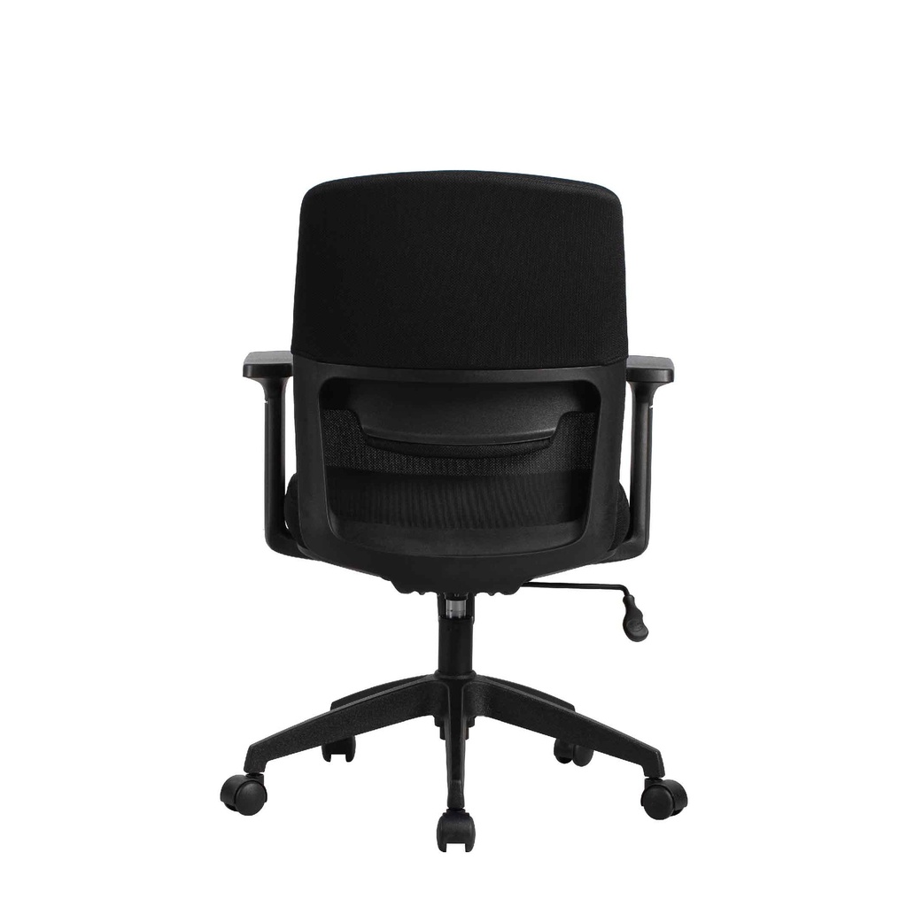 SILLA OFICINA W-258# RESP MALLA/NEGRA LF776-01# TELA GRIS LF776-01 C/BRAZO