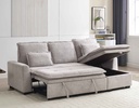 SOFA CAMA TELA L* MLM-110260# COLOR XT-1 BEIGE# C/ ALMACENAJE EN CLEO 2CJ