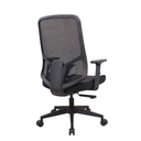SILLA OFICINA SK-2435M# MALLA NEGRA/ESTRELLA NEGRA