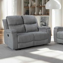SOFA RECLINABLE TELA CX043C-52# 2 PUESTOS