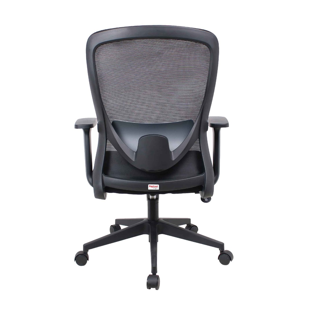 SILLA OFICINA SK-1026MN# RESP/MALLA NEGRA ASIENTO NEGRA