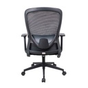 SILLA OFICINA SK-1026MN# RESP/MALLA NEGRA ASIENTO NEGRA