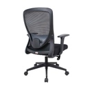 SILLA OFICINA SK-1026MN# RESP/MALLA NEGRA ASIENTO NEGRA