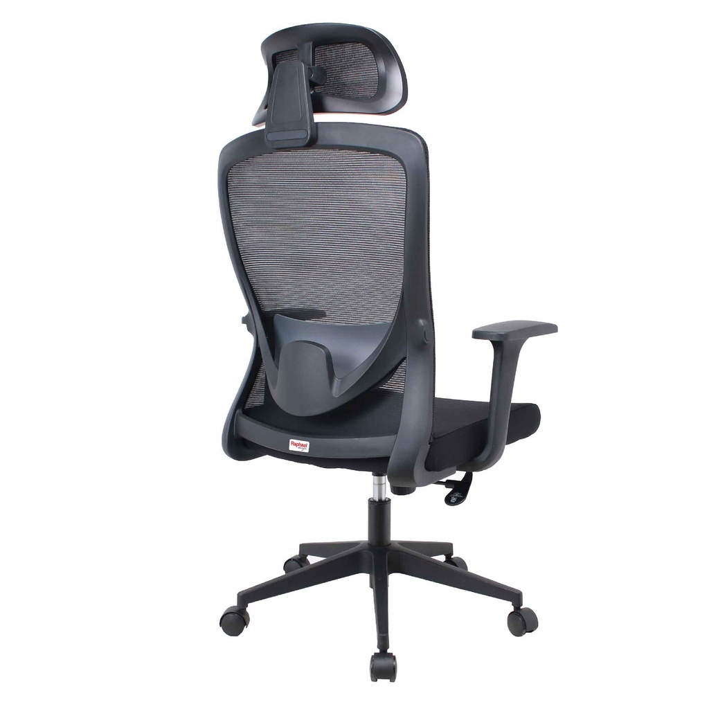 SILLA OFICINA SK-1026HN# EJEC MALLA NEGRA C/CABEZAL ESTRELLA