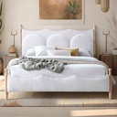 CAMA QUEEN 1.53X2.03M CF9625# TELA CFF0040-2# MORNINGTON PEARL 3CJ