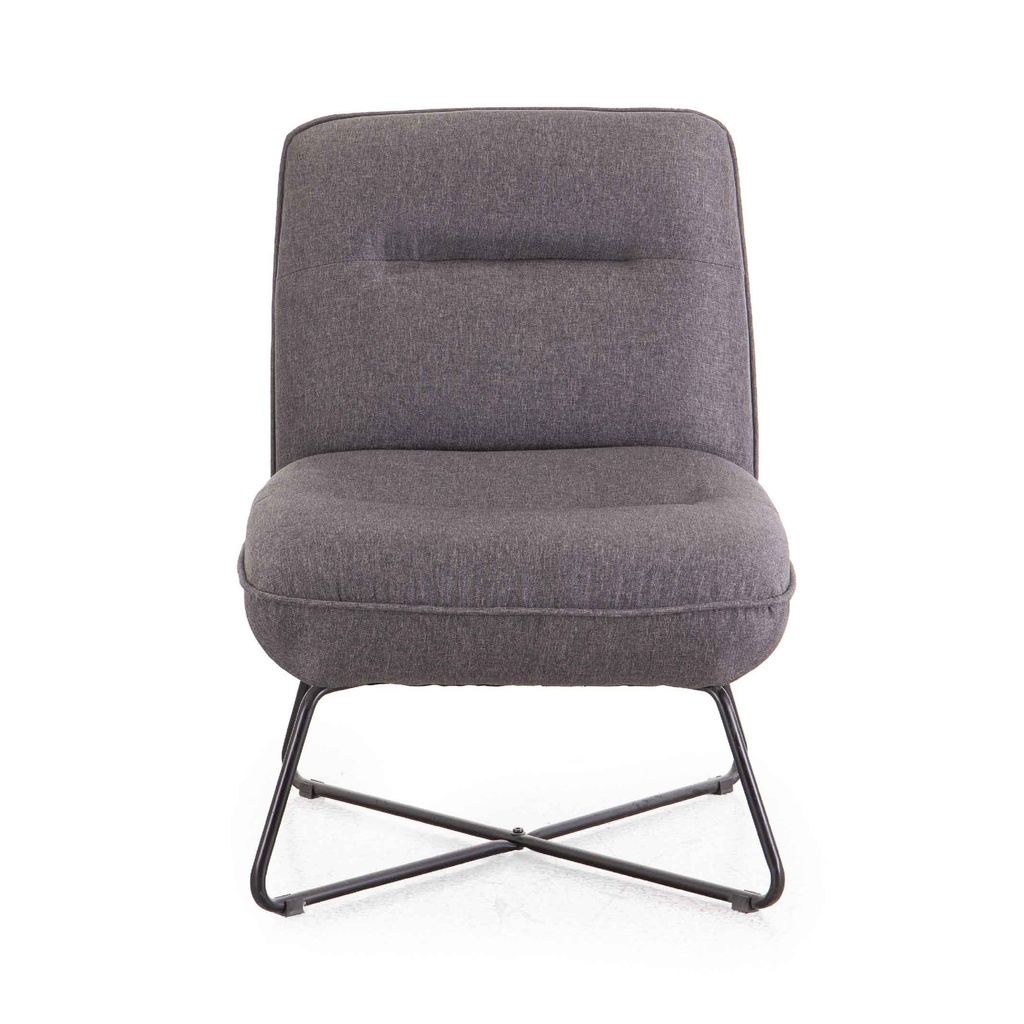 SILLA POLTRONA XXY0089CA-SKD# DARK GREY LINEN#