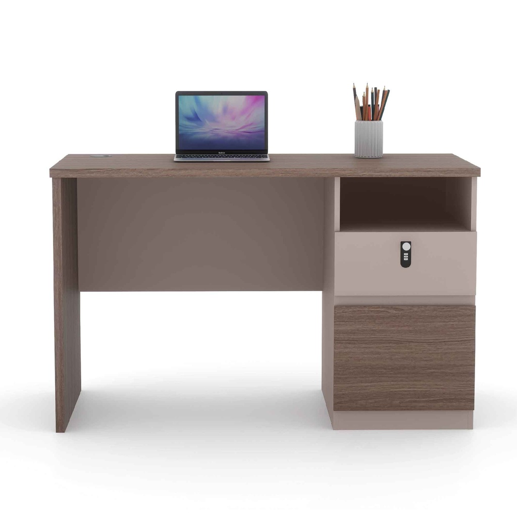 ESCRITORIO P/OFICINA ST05-1406# HU OAK+GREY 2025· 140X60X75CM