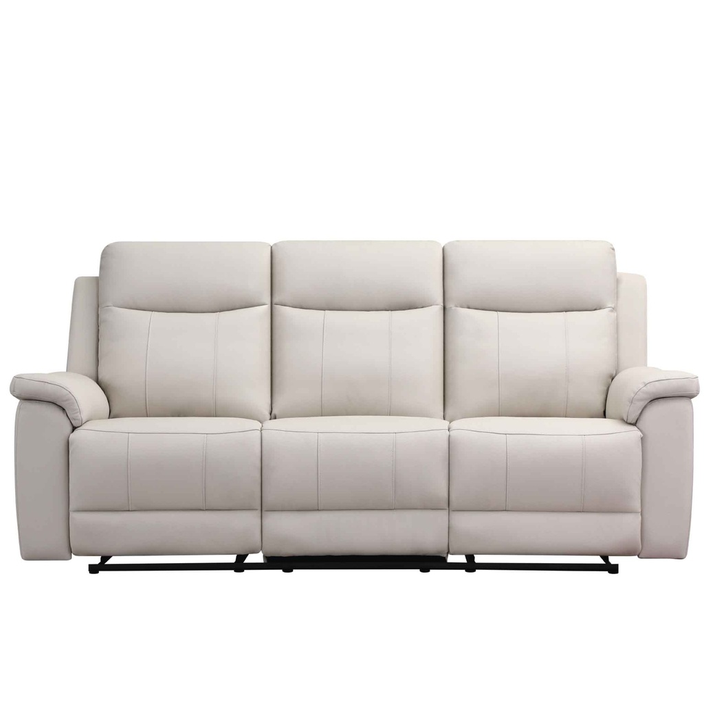 SOFA RECLINABLE CUERO/VINIL RR5628AY53D# 3 PUESTOS
