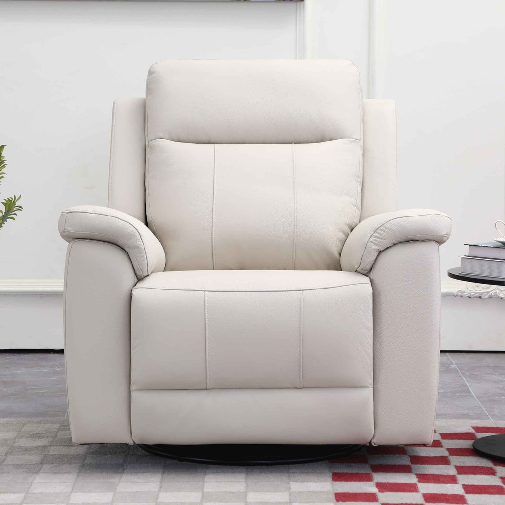 SOFA RECLINABLE CUERO/VINIL RR5628AY71D# 1 PUESTO MECEDORA