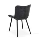 SILLA DE COMEDOR DC-3163# PATAS METAL NEGRO