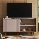 GABINETE P/TV AUSTIN# 1005142# 795# GRIS-CANELA# TV MAX 55" 136X36X70CM 	 