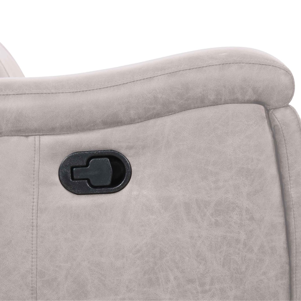 SOFA RECLINABLE TELA RR5064AF52DD# 2 PUESTO C/ CONSOLA Y PORTAVASOS DESLIZABLES