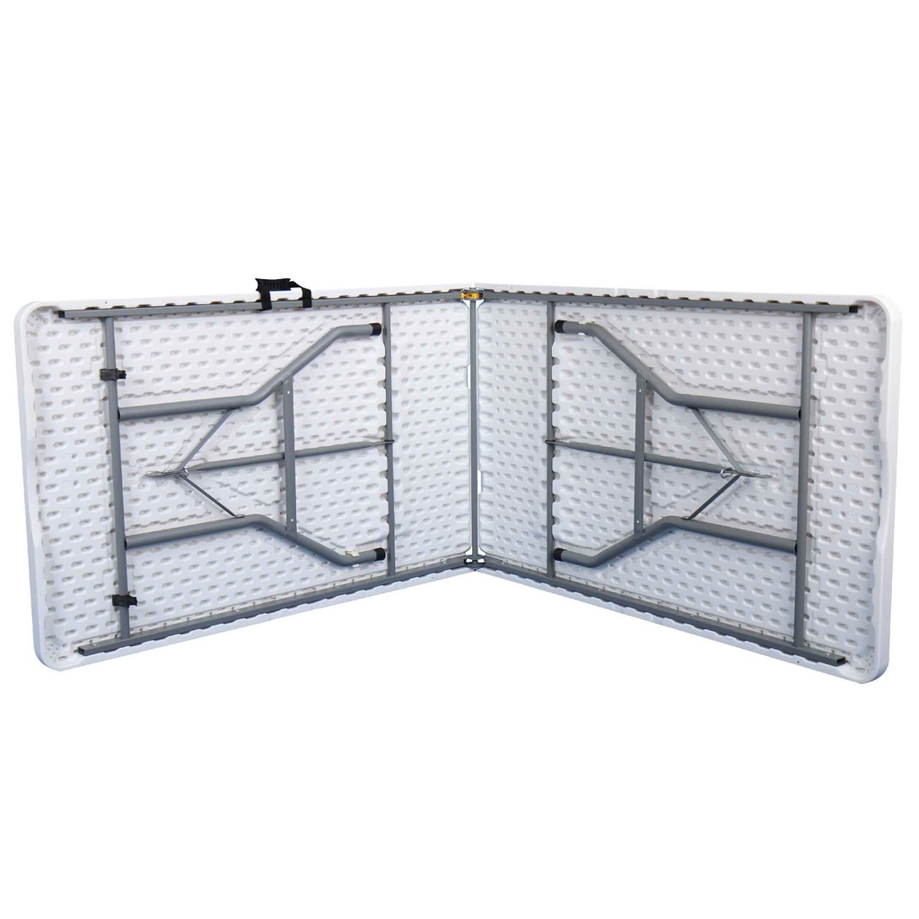 MESA PLEGABLE ZS-FH240A# RECT PLEGABLE POR LA MITAD 240X76X74CM