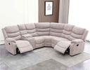 SOFA RECLINABLE TELA OVALADO RR5044BF52LC+61N+52R# CREAM-C566#- PZ C/1 3PZ