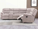 SOFA RECLINABLE TELA OVALADO RR5044BF52LC+61N+52R# CREAM-C566#- PZ C/1 3PZ