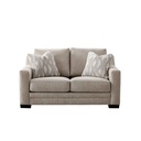 SOFA TELA XF65101# 2 PUESTOS CREMA#  