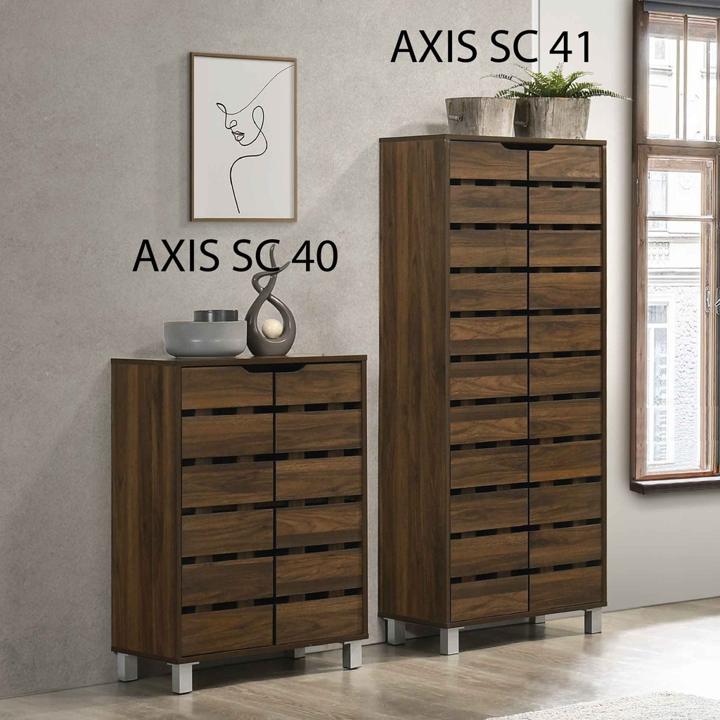 ZAPATERA AXIS SC 40#  COLOR AMC COLUMBIA# 2PUERTAS  80X32X116CM