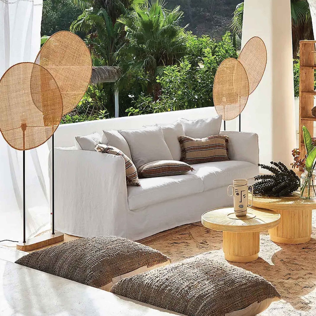 SOFA CAMA TELA 2758# COLCHON PLEGABLE COLOR 385-4