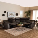 SOFA RECLINABLE OVAL 7271C# 52LC+C01+52R#SMOKEJ145# GRIS OSC 3PZ