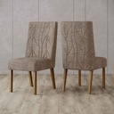 SILLA DE COMEDOR ELOA# S34-539# NATURAL/CACAO