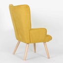 SILLA POLTRONA AR-1901K/QH-8901K# PATAS COLOR NATURAL