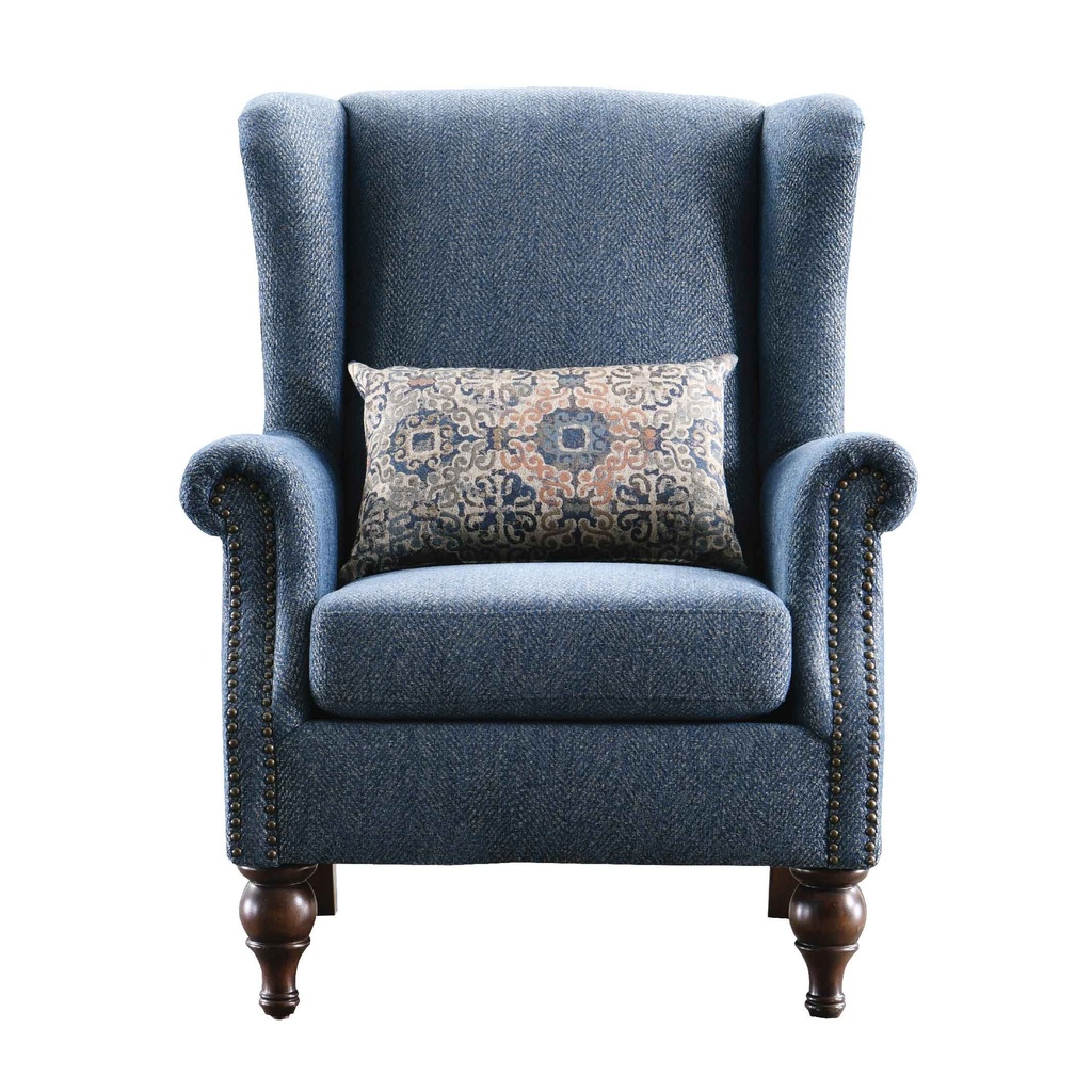 SOFA POLTRONA ST071# COLOR AZUL C/COJIN