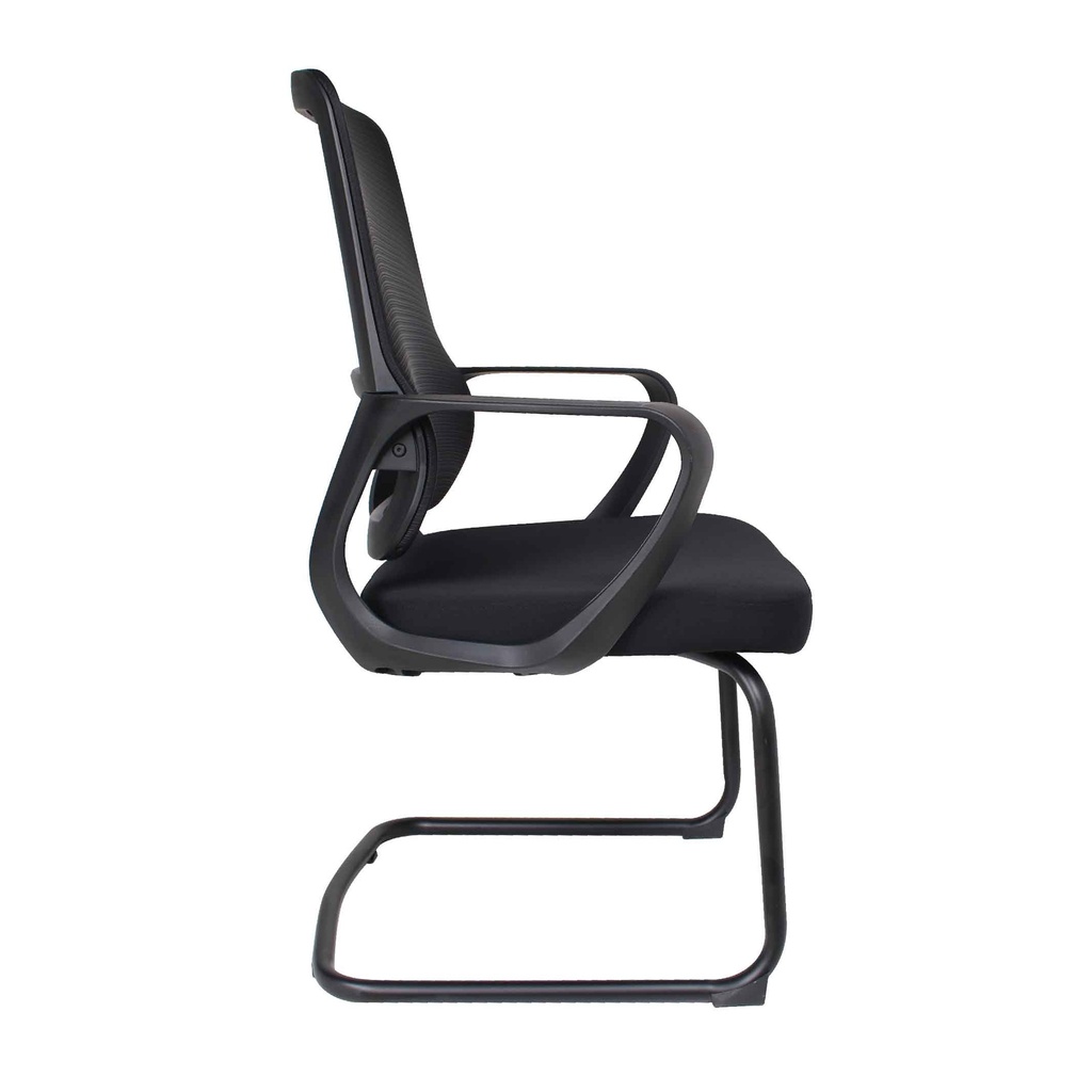 SILLA OFICINA VISITA SK-1021V# MALLA NEGRA C/BRAZO