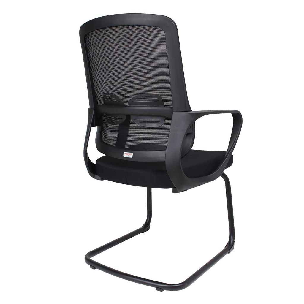 SILLA OFICINA VISITA SK-1021V# MALLA NEGRA C/BRAZO