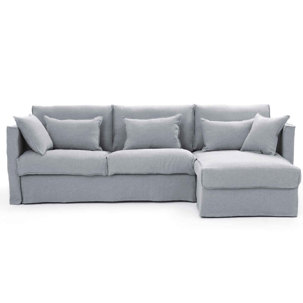 SOFA TELA L* LY8695B# TUP196-17# 2S+CR+J+1S CELESTE 4CAJA