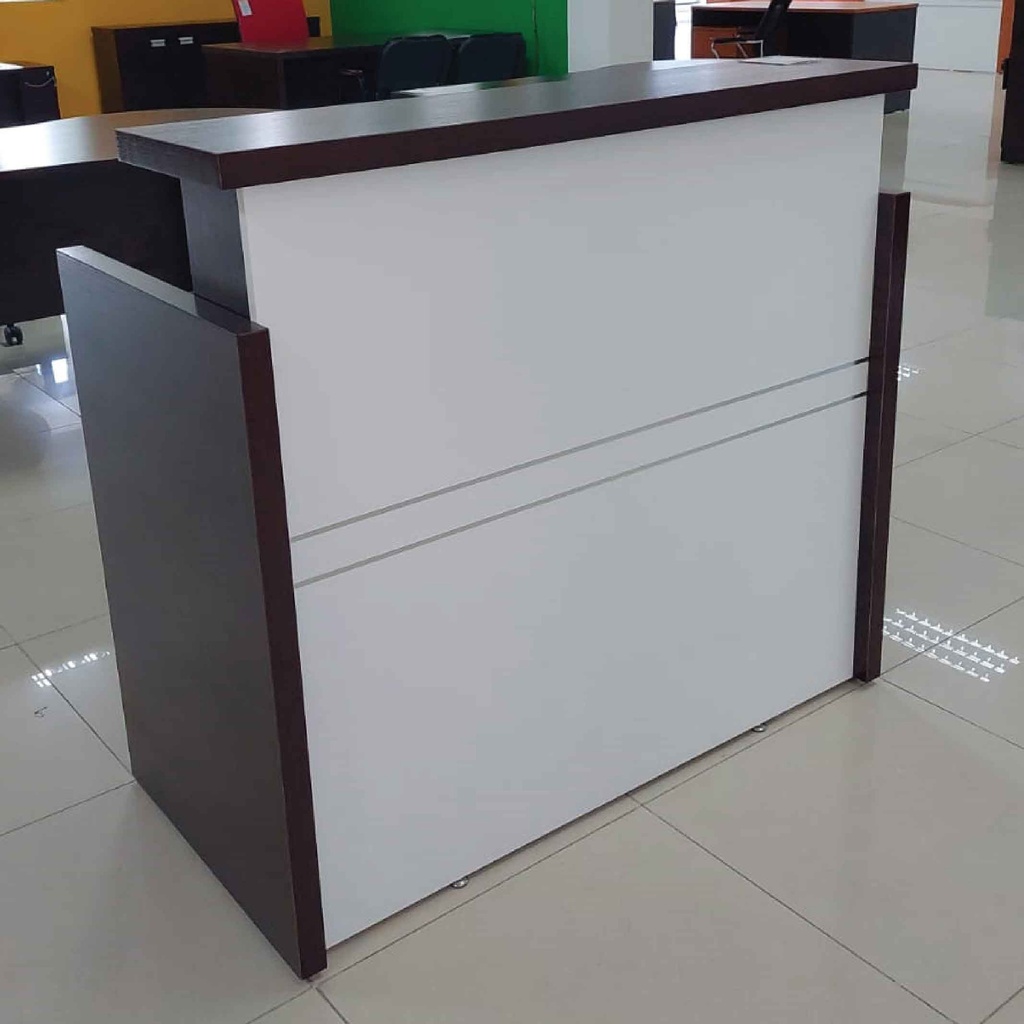 RECEPCION YS-12L# 1.2M ES02# WALNUT FRENTE/BLANCO